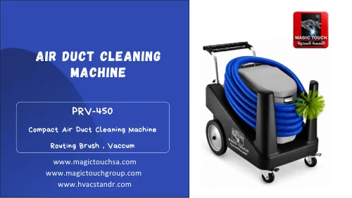 Compact Air Duct Cleaning Machine – PRV-450 brochure cover