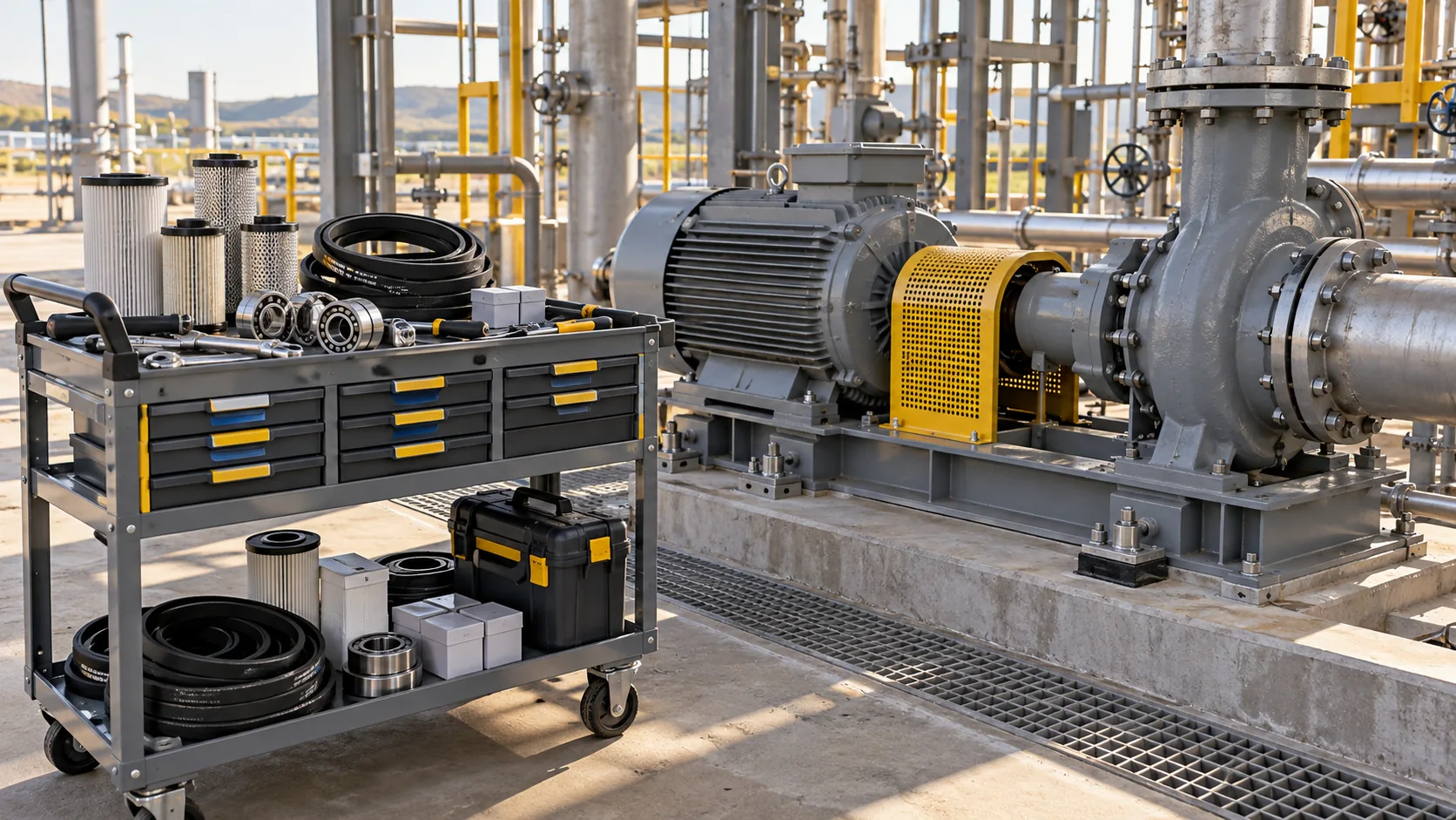 Industrial equipment maintenance